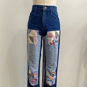 Carleen Vintage Patchwork Jeans